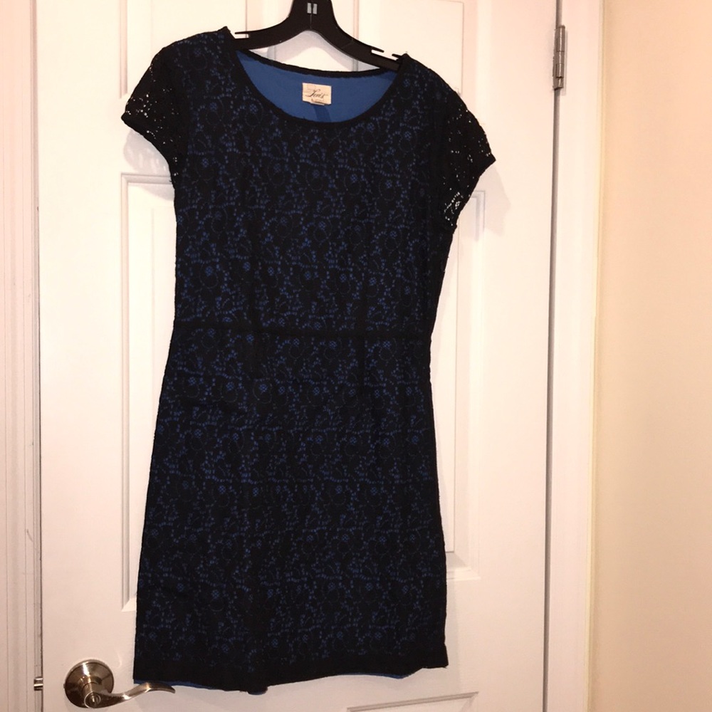 Levis blue/black lace dress